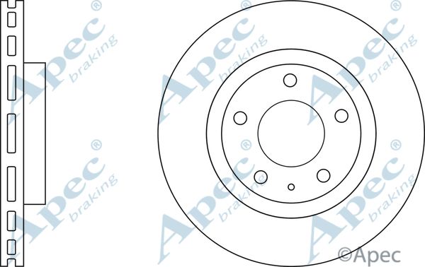 APEC BRAKING Тормозной диск DSK3079